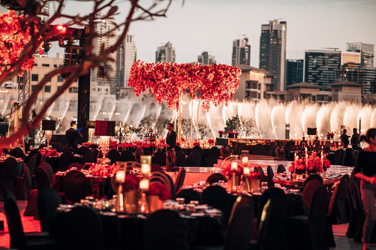 Outdoor Wedding Decor Armani Pavillion